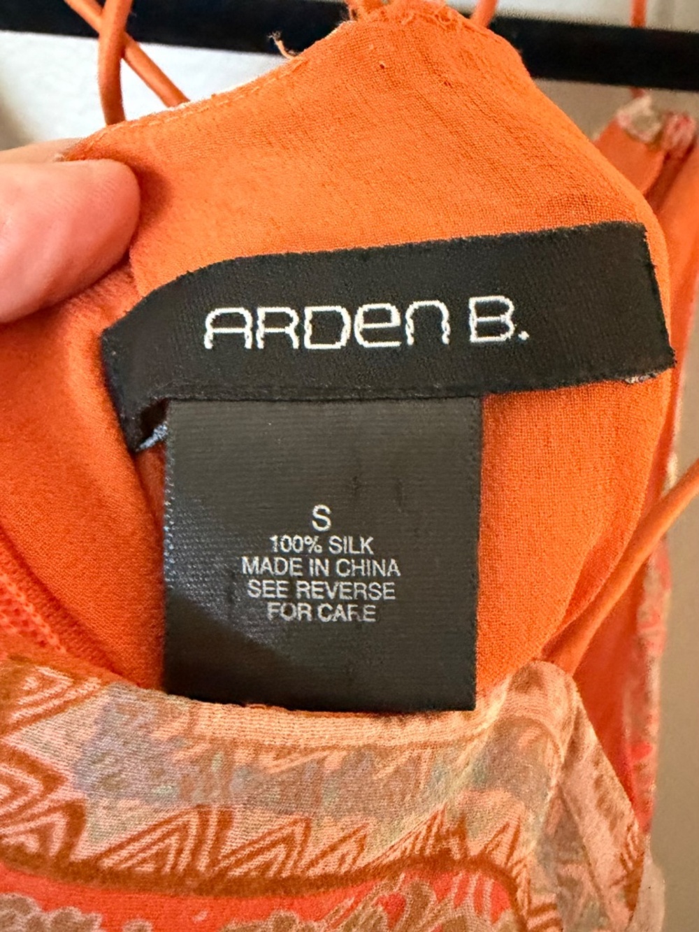 Arden B Silk Summer Dress Flowy Halter Size 2 - Picture 5 of 5